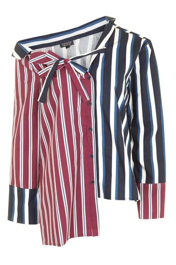 Topshop Stripe Re-worked Shirt