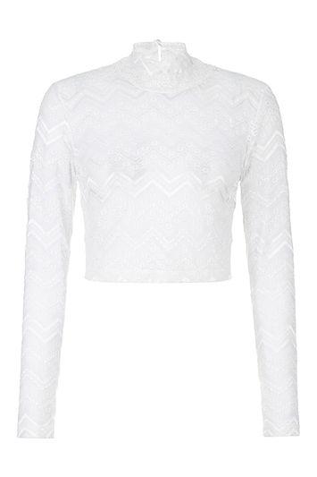 Topshop *lara Crop Top By Motel