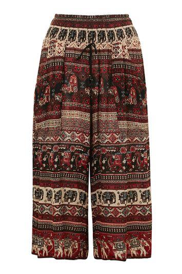 Topshop Elephant Print Pant By Band Of Gypsies