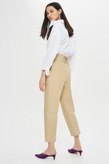 Topshop Lace Back Pants