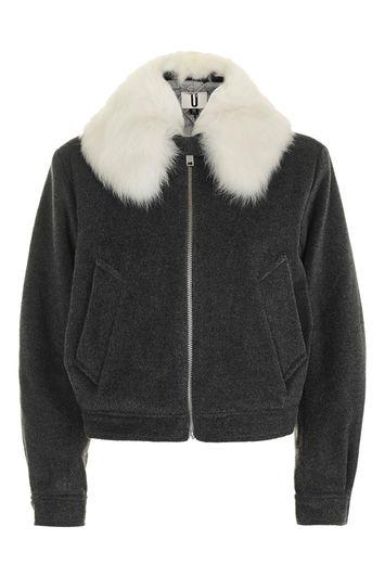 Topshop *fenton Bomber Jacket By Unique