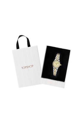 Topshop Metal Two-tone Strap Watch