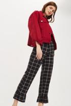 Topshop Window Checked Pants