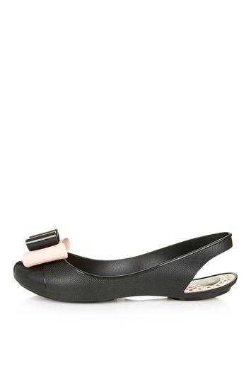 Topshop Zaxy Giftbow Slingback Shoes