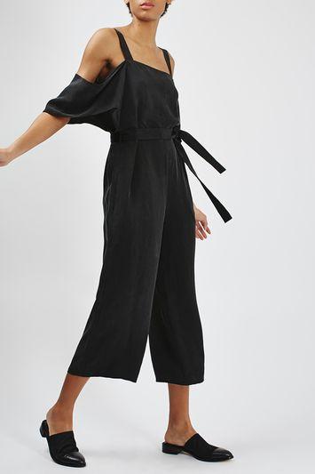 Topshop Off-the-shoulder Jumpsuit By Boutique