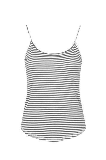 Topshop Striped Basic Strappy Vest