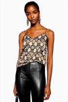 Topshop Snake Piped Cami