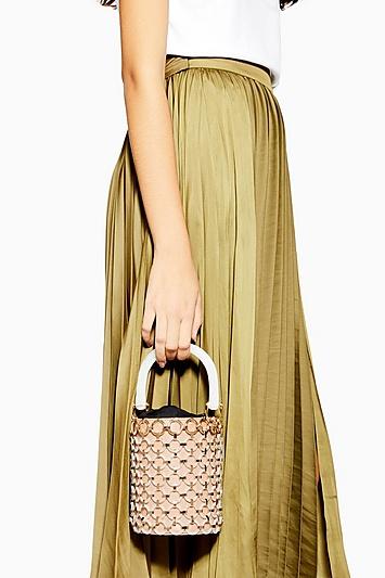 Topshop Ghost Disco Bucket Bag