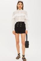 Topshop Petite Broderie Shorts