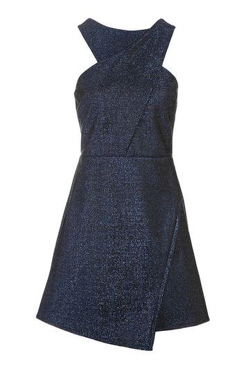 Topshop Cross Front A-line Dress