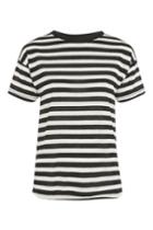 Topshop Bold Stripe Marl T-shirt