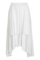Topshop Tall Assymetric Midi Skirt