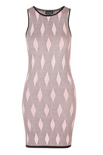 Topshop Geo Jacquard Mini Dress