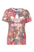 Topshop Floral T-shirt By Adidas Originals