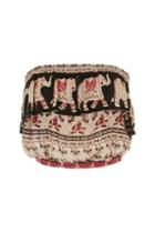 Topshop Elephant Print Bandeau By Band Of Gypsies