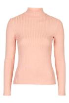 Topshop Wide Rib Funnel Top