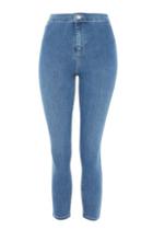 Topshop Petite Contrast Stitch Joni Jeans