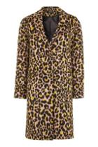 Topshop Leopard Coat