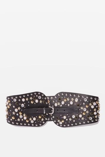 Topshop Bling Stud Corset