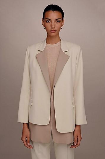 Topshop *colour Block Blazer By Boutique
