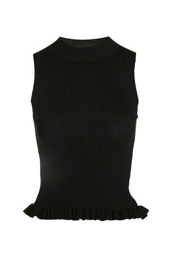 Topshop Frill Hem Top