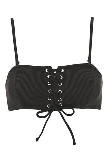 Topshop *kylie Bandeau Bikini Top By Mink Pink