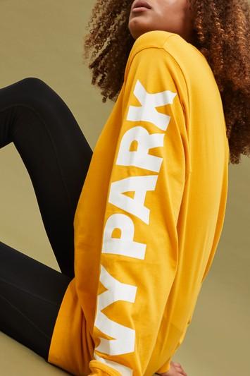Topshop Oversized Long Sleeve T-shirt By Ivy Park