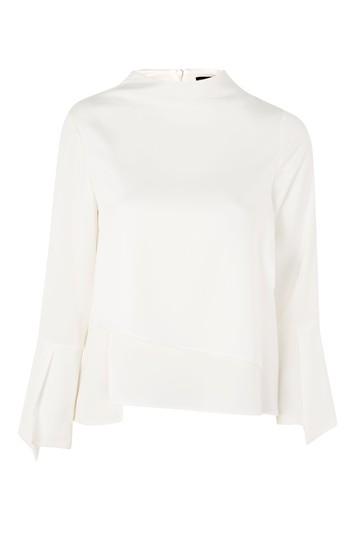 Topshop Split Overlay Blouse