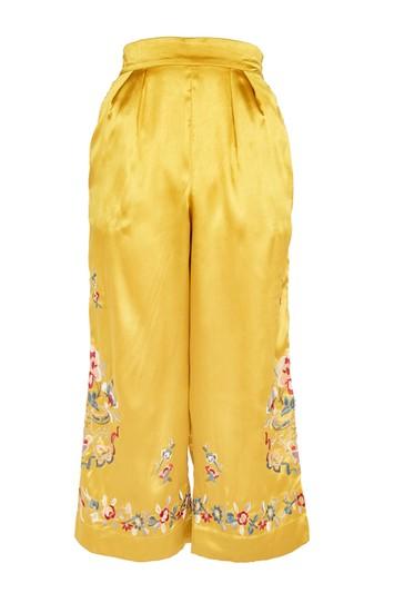Topshop Petite Embroidered Trousers