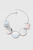 Topshop Mirrored Effect Collar Necklace