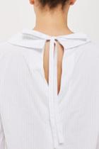 Topshop Tie Back Shirt By Boutique