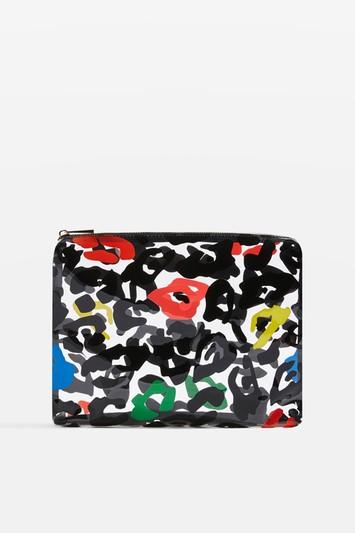 Topshop Marcus Leopard Print Wash Bag
