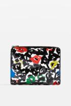 Topshop Marcus Leopard Print Wash Bag
