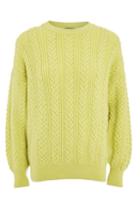 Topshop Braided Cable Knit Jumper