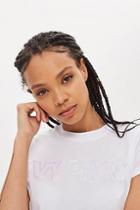 Topshop Holographic Crew Neck T-shirt By Ivy Park
