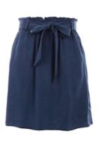 Topshop Paperbag Tie Mini Skirt