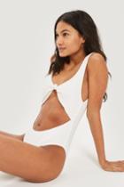 Topshop *knot Front Swimsuit