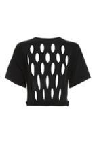 Topshop Open Mesh Knit Top