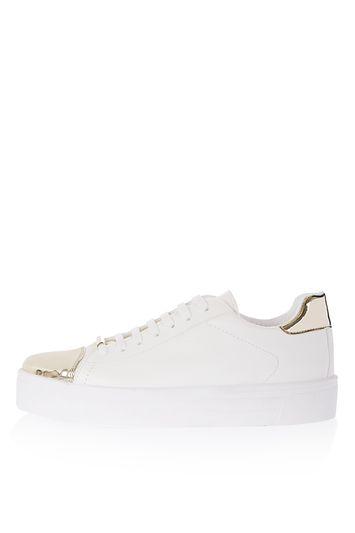 Topshop Captain Toe Cap Trainers