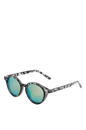 Topshop Lyle Capped Round Glasses
