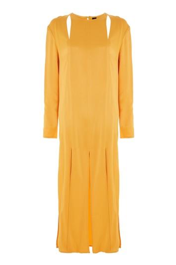 Topshop *extreme Split Midi Shift Dress By Boutique