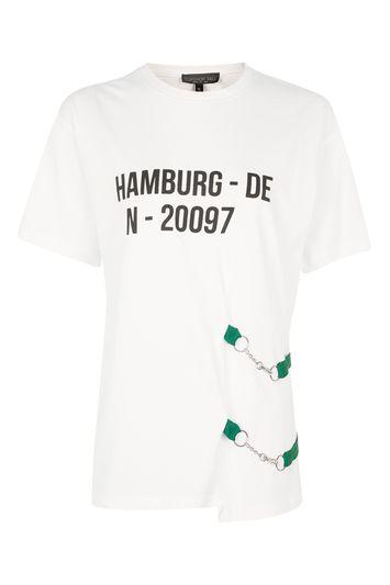 Topshop Tall Hamburg Buckle T-shirt