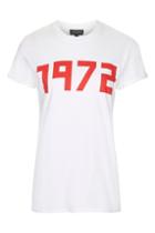 Topshop Petite 1972 Slogan T-shirt