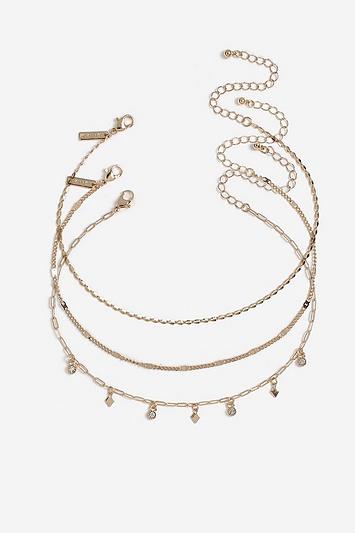 Topshop *chain Chokers