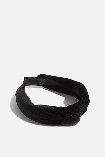 Skinny Dip *black Velvet Headband By Skinnydip