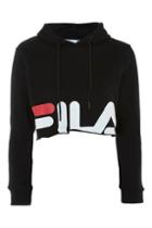 Topshop Exclusive Cropped Hoodie By Fila