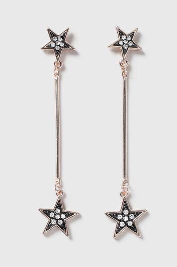 Topshop Star Stick Drop Earrings