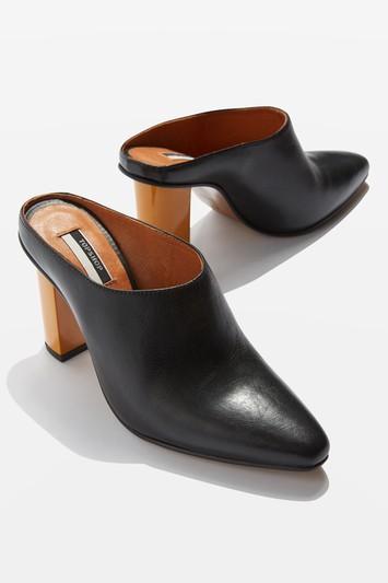Topshop Greece Feature Heel Mules