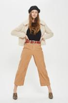 Topshop Petite Corduroy Awkward Crop Jeans