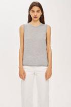 Topshop *raw Seam Easy Tank Top By Boutique